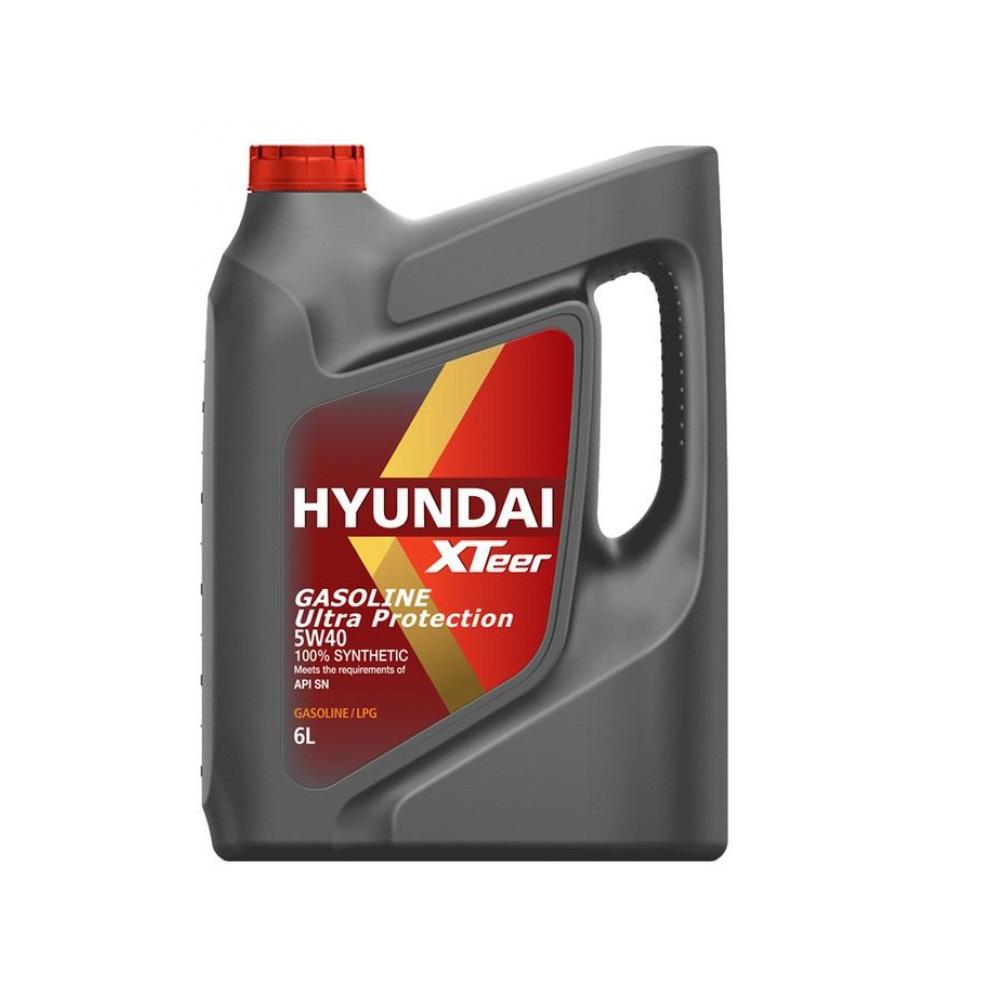 Моторное масло Hyundai XTeer Gasoline Ultra Protection 5W40 | Канистра 6 л | 1061126