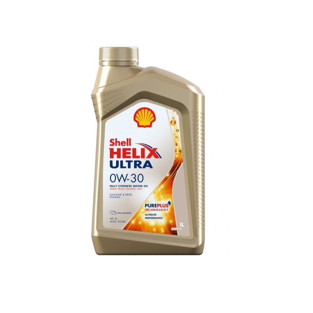 Моторное масло Shell Helix Ultra 0W30 | Канистра 1 л | 550046354
