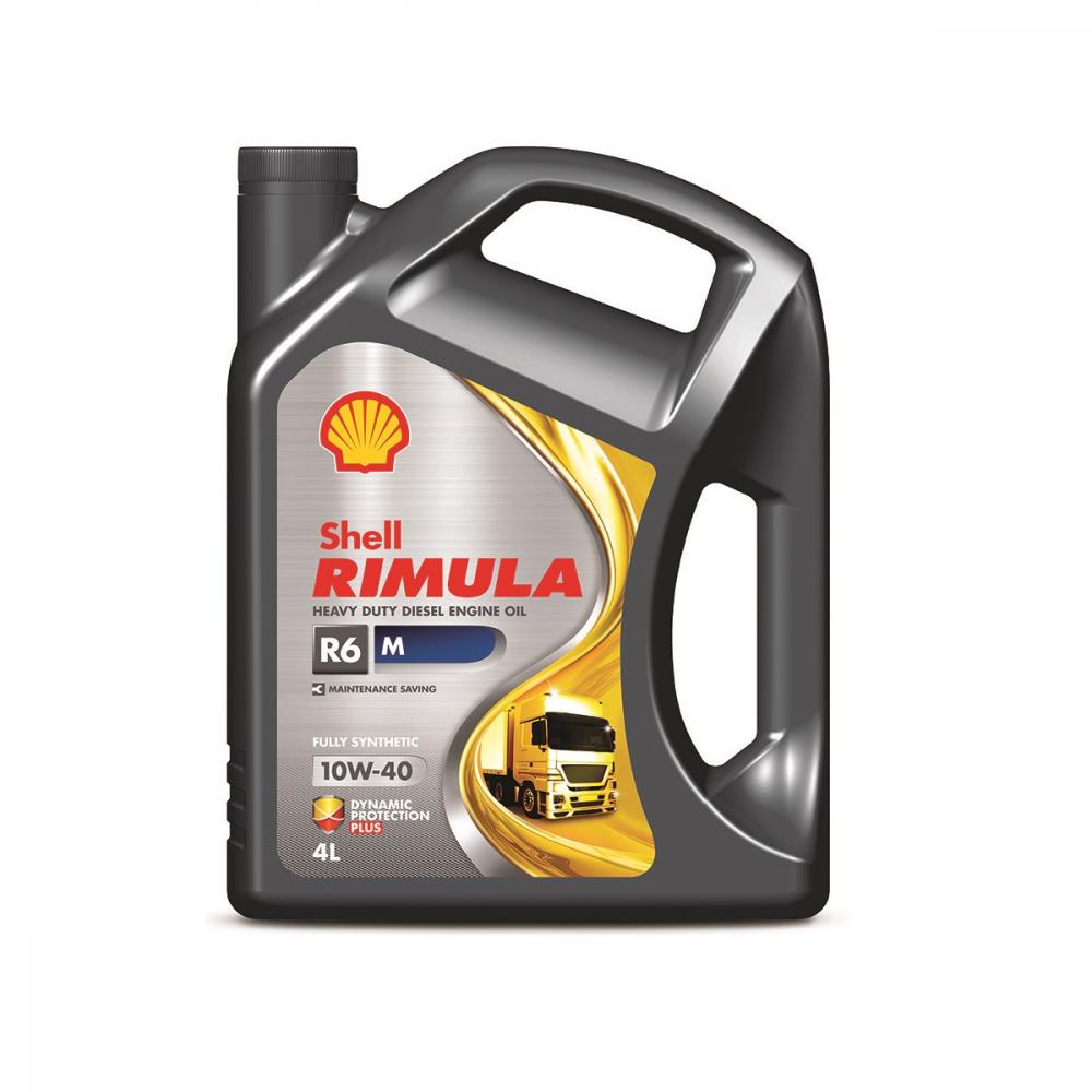 Моторное масло Shell Rimula R6 M 10W40 | Канистра 4 л | 550046381
