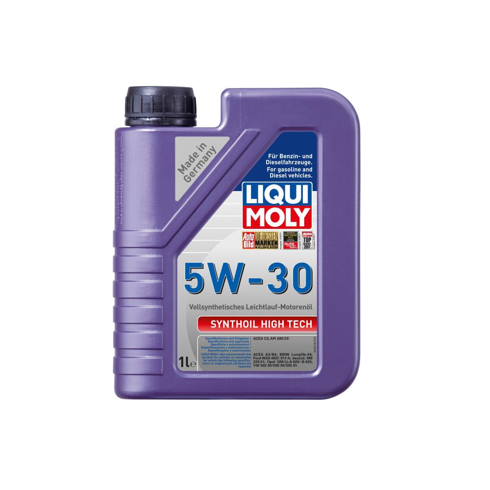 Моторное масло Liqui Moly Synthoil High Tech 5W30 | Канистра 1 л | 9075