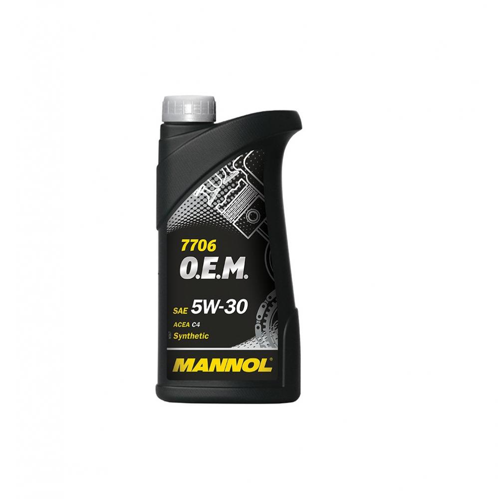 Моторное масло Mannol 7706 O.E.M. 5W30 | Канистра 1 л | 4044