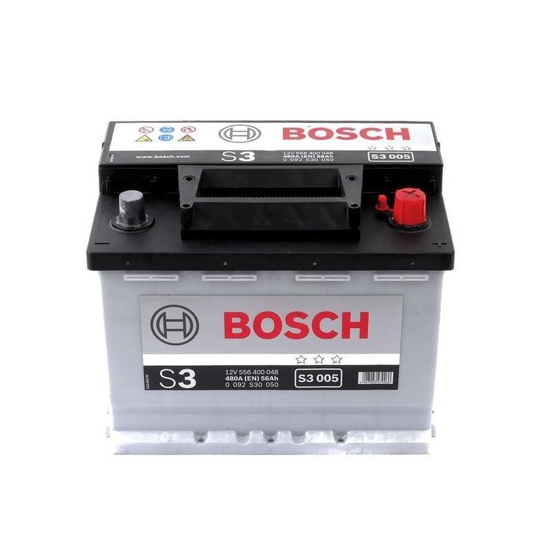 Аккумулятор Bosch S3 12 В 56 А/ч 480 А | - + | 0092S30050