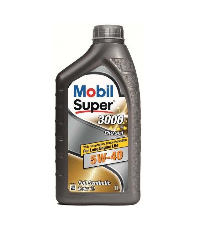 ​​​​​​​Моторное масло Mobil Super 3000 X1 Diesel 5W40 | Канистра 1 л | 152573