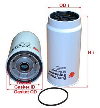 Фильтр топливный | сепаратор | Sakura SFC-56020