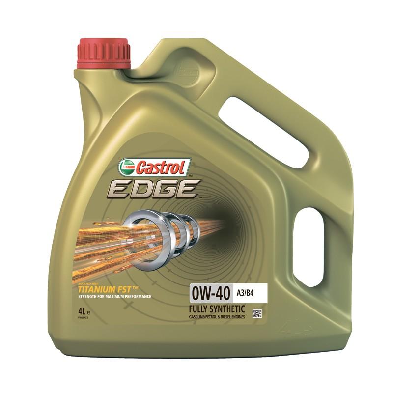 Моторное масло Castrol EDGE 0W40 A3/B4 | Канистра 4 л | 150DA1 | 15338D | 156E8C