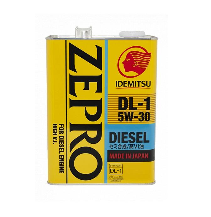 Моторное масло ​​​​​​​Idemitsu Zepro Diesel DL-1 5W30 | Канистра 4 л | 2156004