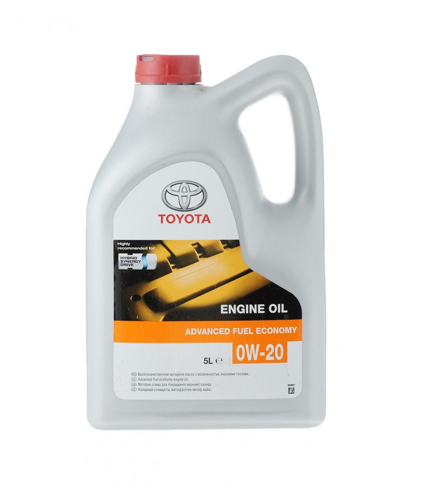 Моторное масло ​​​​​​​Toyota Engine Oil Advanced Fuel Economy 0W20 | Канистра 5 л | 0888083265