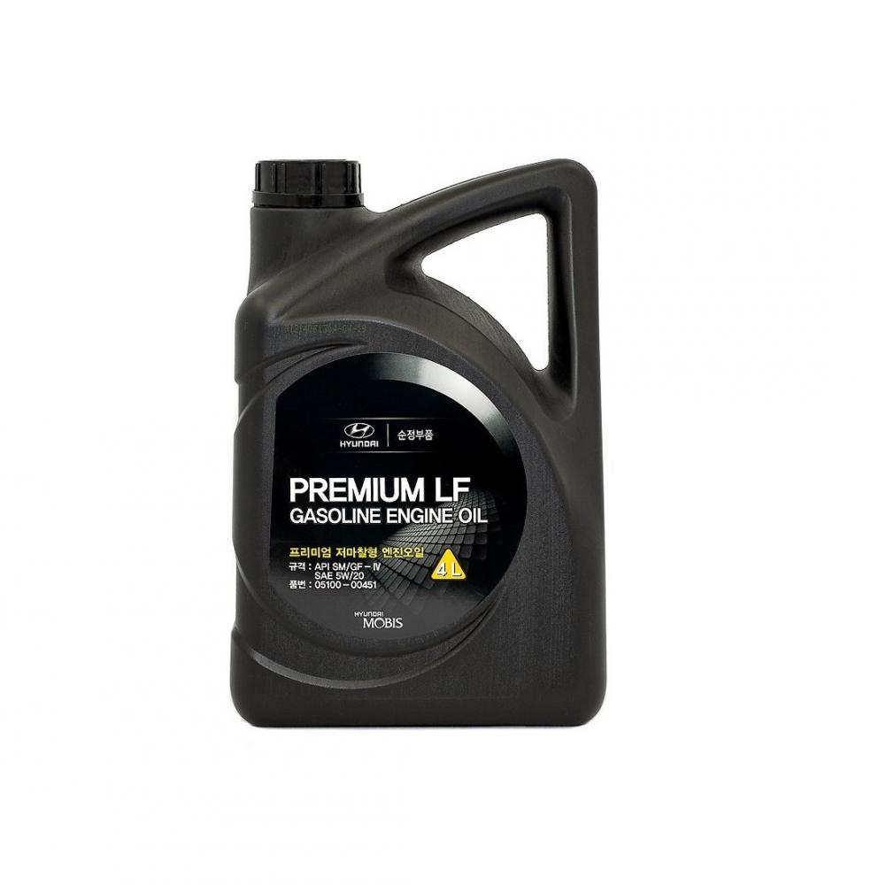 Моторное масло Hyundai Premium LF Gasoline 5W30 | Канистра 4 л | 0510000451