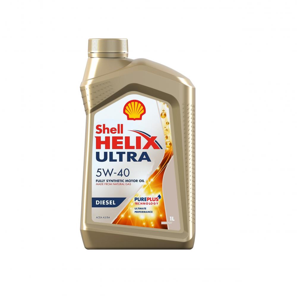 Моторное масло Shell Helix Ultra Diesel 5W40 | Канистра 1 л | 550040552
