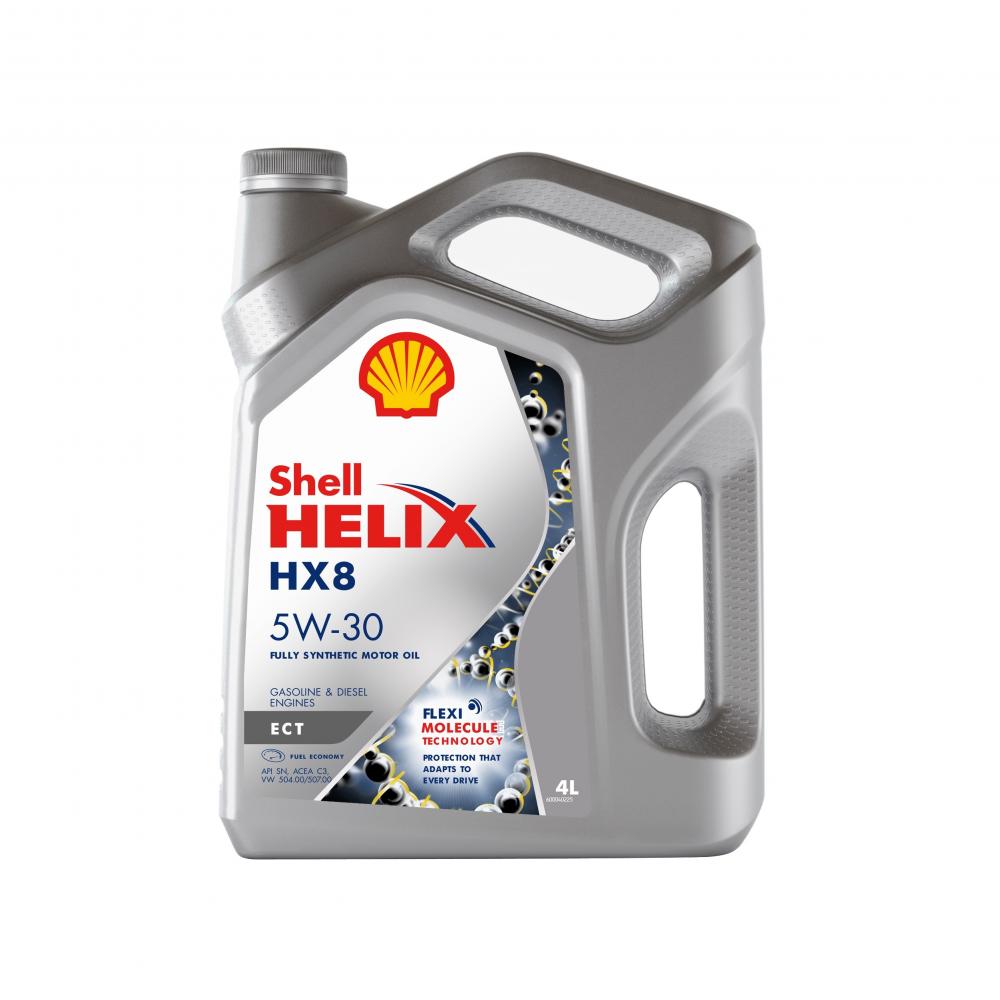 Моторное масло Shell Helix HX8 ECT 5W30 | Канистра 4 л | 550048035