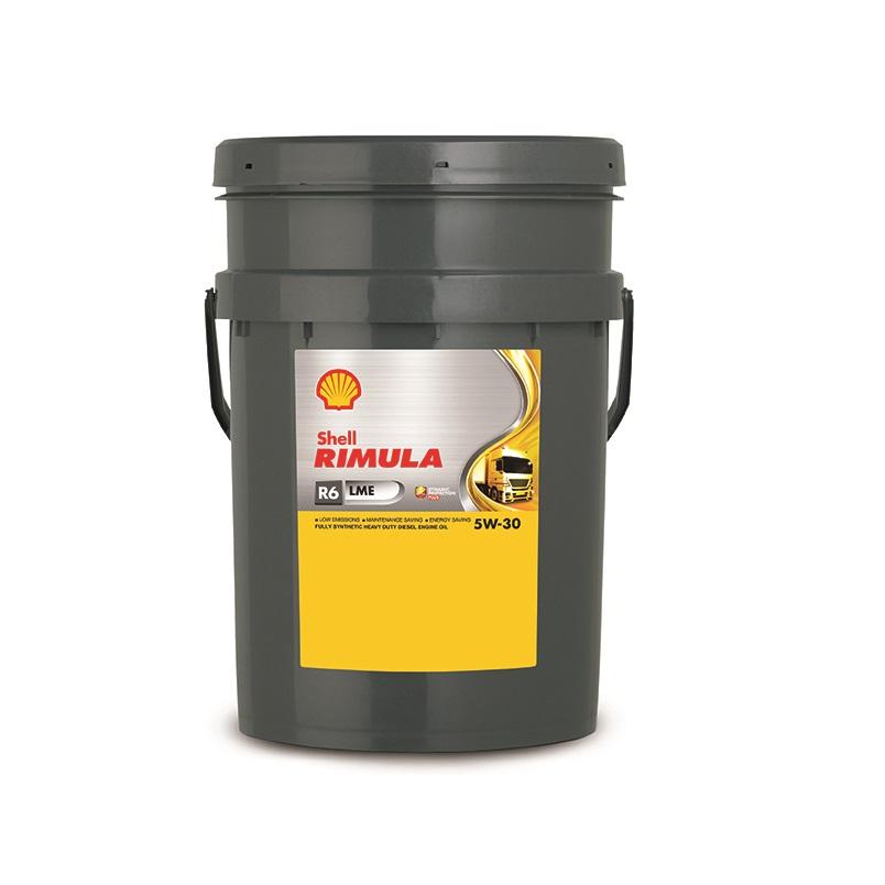 Моторное масло Shell Rimula R6 LME 5W30 | Канистра 20 л | 550043092