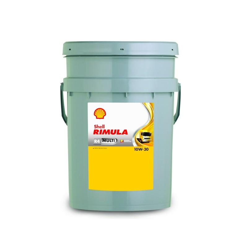 Моторное масло Shell Rimula R4 Multi 10W30 | Канистра 20 л | 550041357