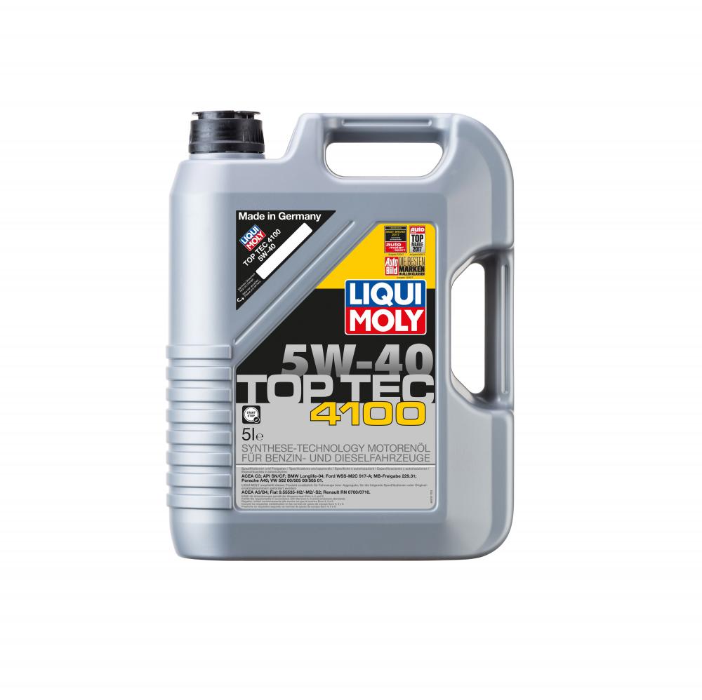 Моторное масло Liqui Moly Top Tec 4100 5W40 | Канистра 5 л | 7501