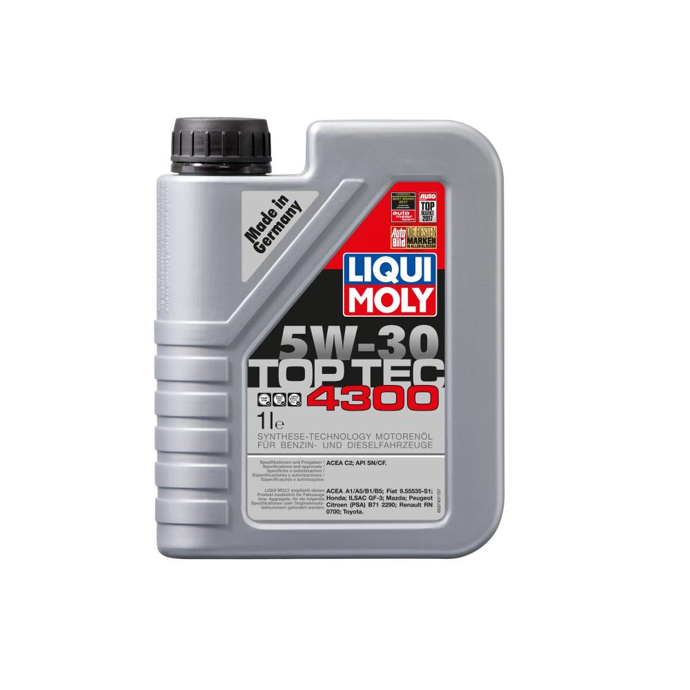 Моторное масло Liqui Moly Top Tec 4300 5W30 | Канистра 1 л | 8030