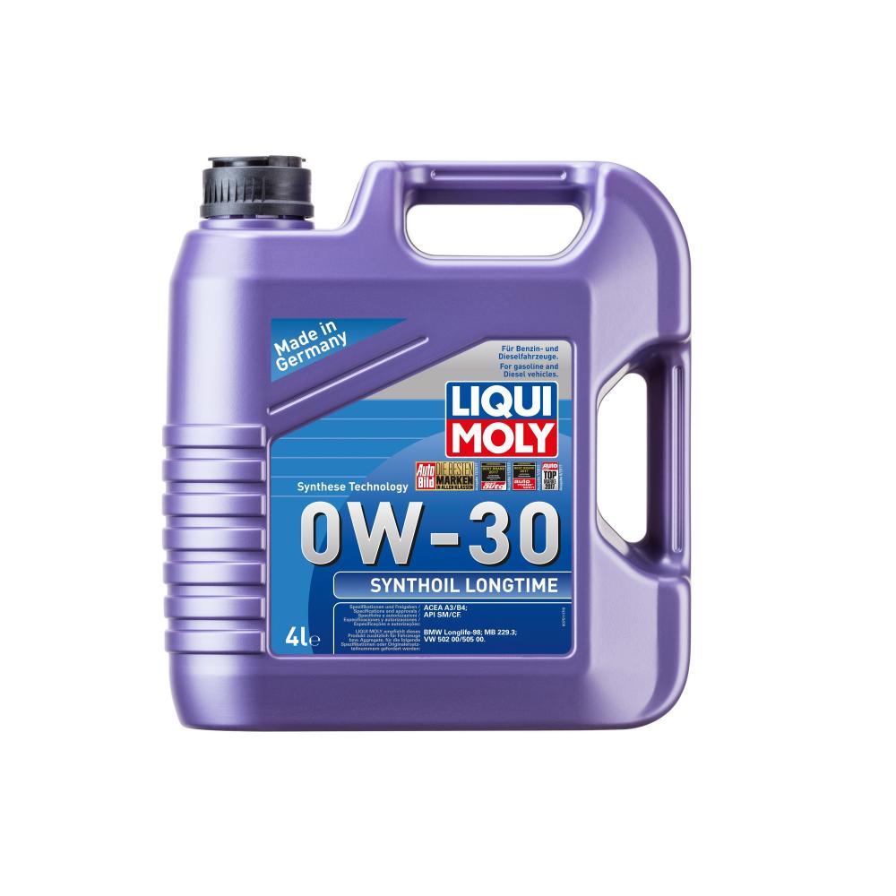 Моторное масло Liqui Moly Synthoil Longtime 0W30 | Канистра 4 л | 7511