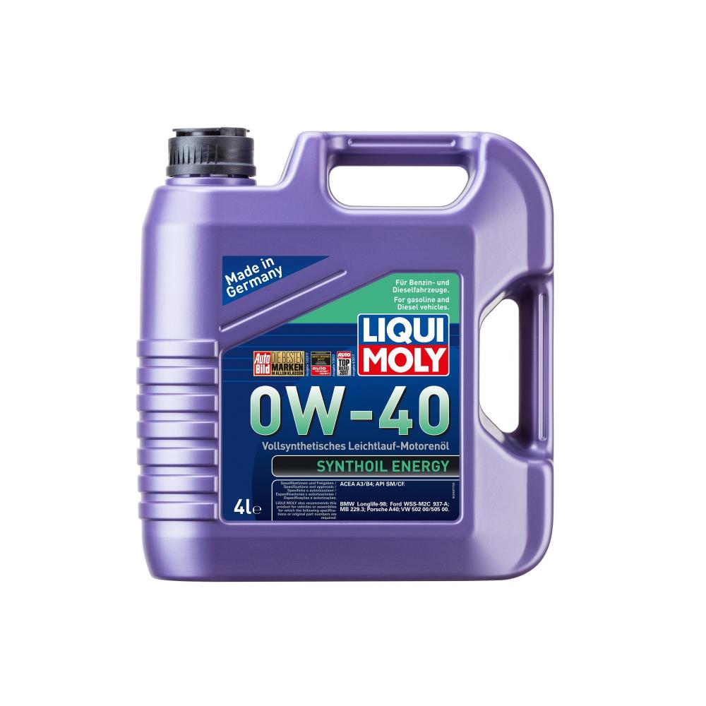 Моторное масло Liqui Moly Synthoil Energy 0W40 | Канистра 4 л | 7536