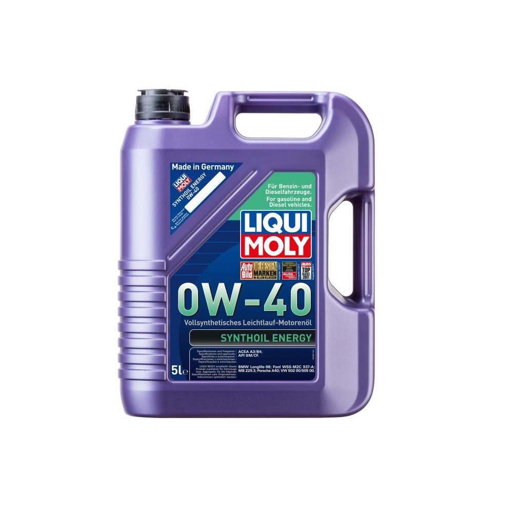 Моторное масло Liqui Moly Synthoil Energy 0W40 | Канистра 5 л | 1923