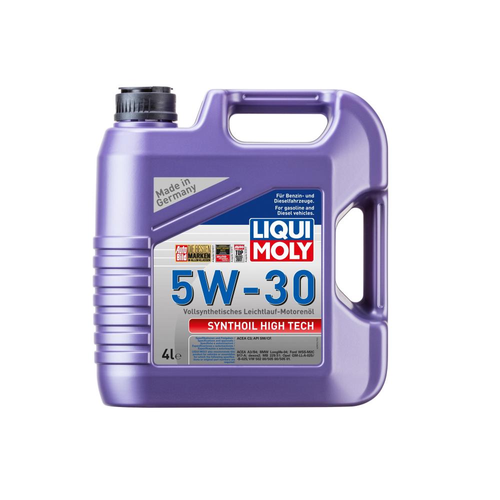 Моторное масло Liqui Moly Synthoil High Tech 5W30 | Канистра 4 л | 9076