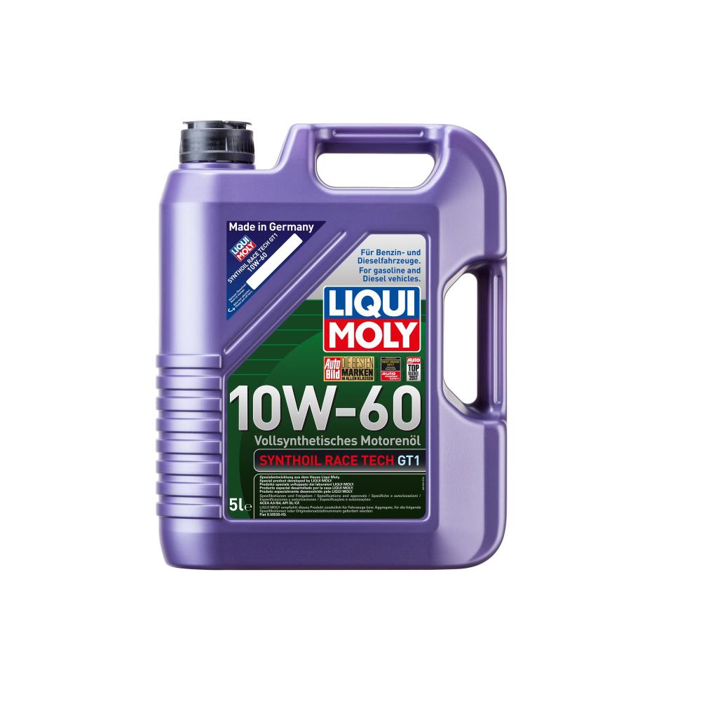 Моторное масло Liqui Moly Synthoil Race Tech GT1 10W60 | Канистра 5 л | 1944