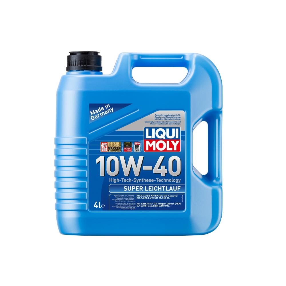 Моторное масло Liqui Moly Super Leichtlauf 10W40 | Канистра 4 л | 1916