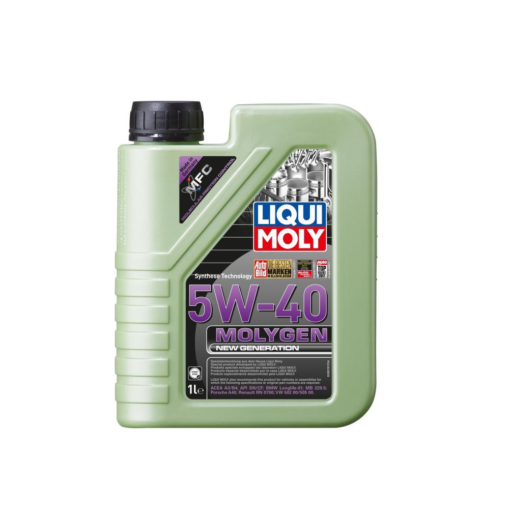 Моторное масло Liqui Moly Molygen New Generation 5W40 | Канистра 1 л | 9053