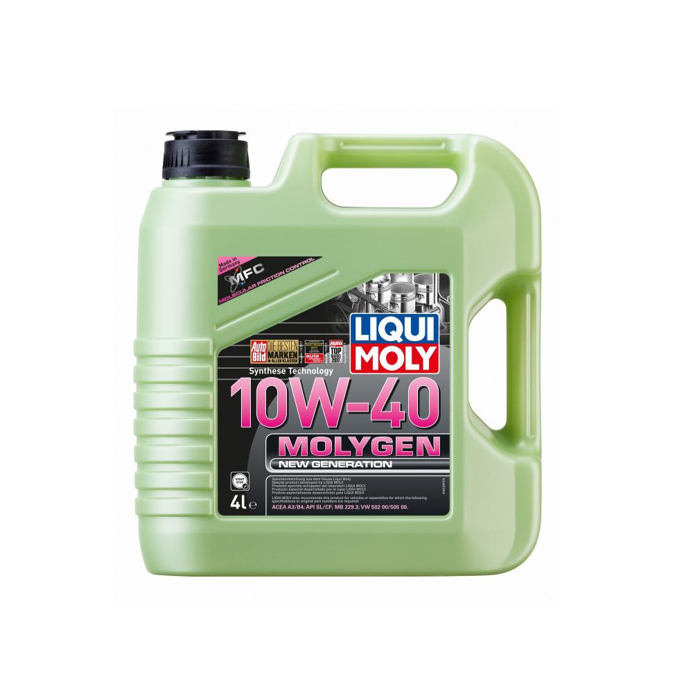 Моторное масло Liqui Moly Molygen New Generation 10W40 | Канистра 4 л | 9060