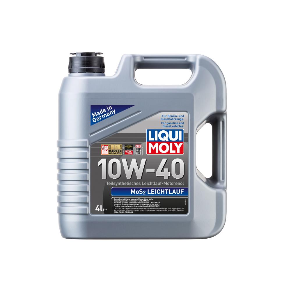 Моторное масло Liqui Moly MoS2 Leichtlauf 10W40 | Канистра 4 л | 1917