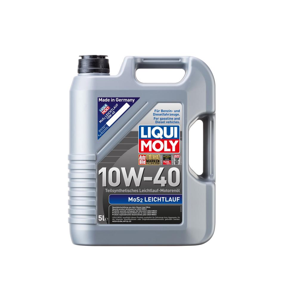 Моторное масло Liqui Moly MoS2 Leichtlauf 10W40 | Канистра 5 л | 1931