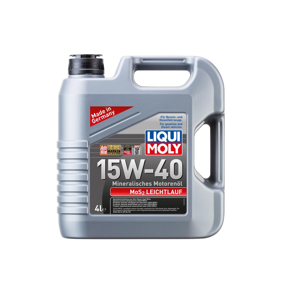 Моторное масло Liqui Moly MoS2 Leichtlauf 15W40 | Канистра 4 л | 1949