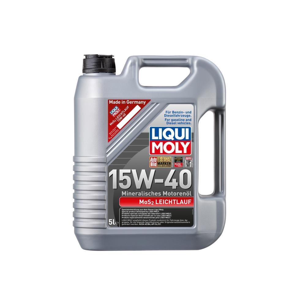 Моторное масло Liqui Moly MoS2 Leichtlauf 15W40 | Канистра 5 л | 1933