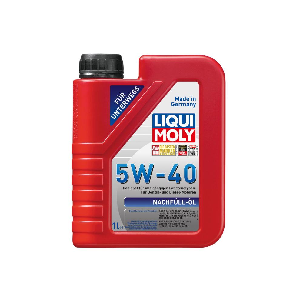 Моторное масло Liqui Moly Nachfull Oil 5W40 | Канистра 1 л | 1305