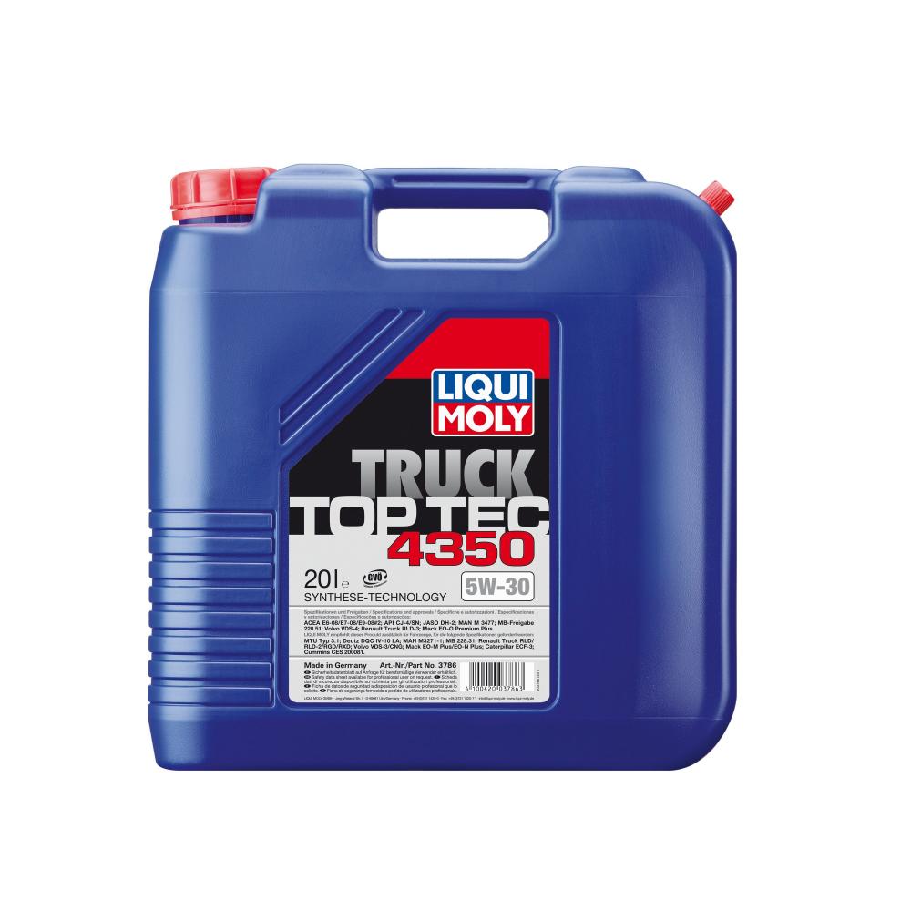 Моторное масло Liqui Moly Top Tec Truck 4350 5W30 | Канистра 20 л | 3786