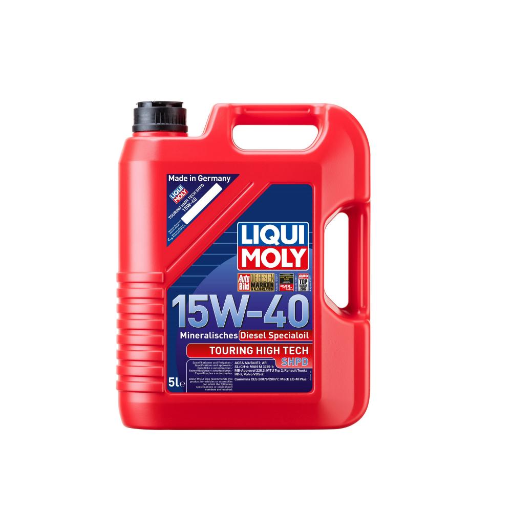 Моторное масло Liqui Moly Touring High Tech SHPD Motoroil Basic 15W40 | Канистра 5 л | 2475