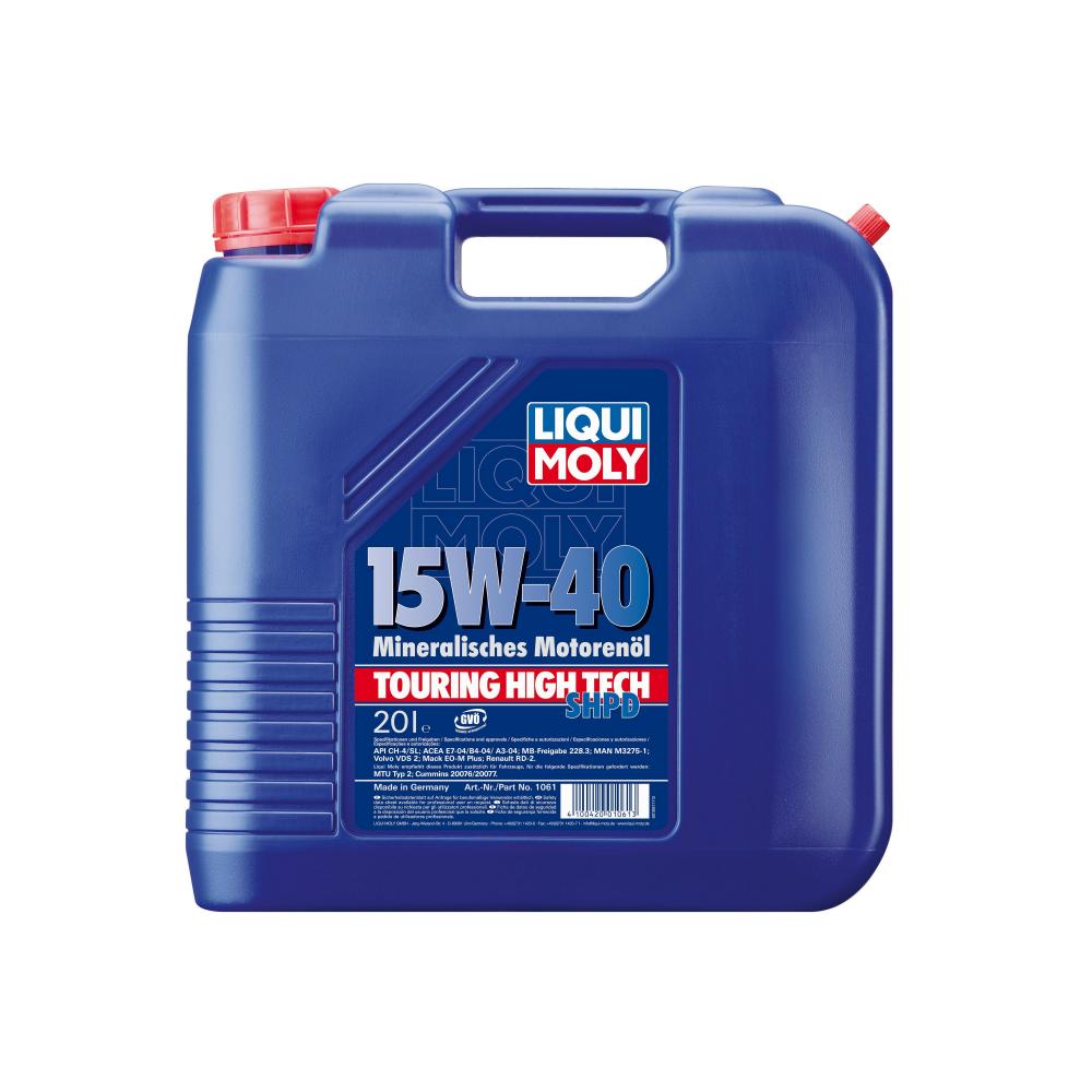 Моторное масло Liqui Moly Touring High Tech SHPD Motoroil Basic 15W40 | Канистра 20 л | 1061