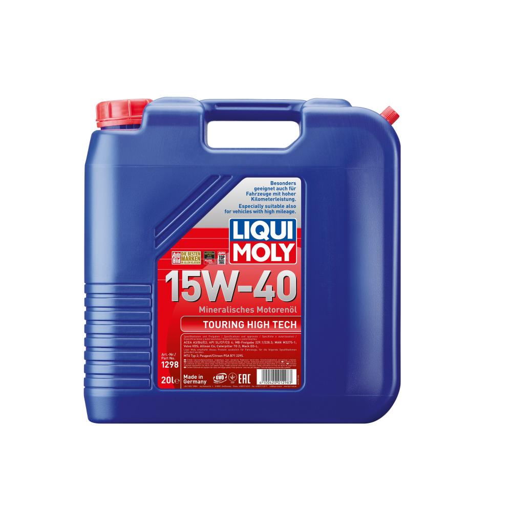 Моторное масло Liqui Moly Touring High Tech 15W40 | Канистра 20 л | 1298