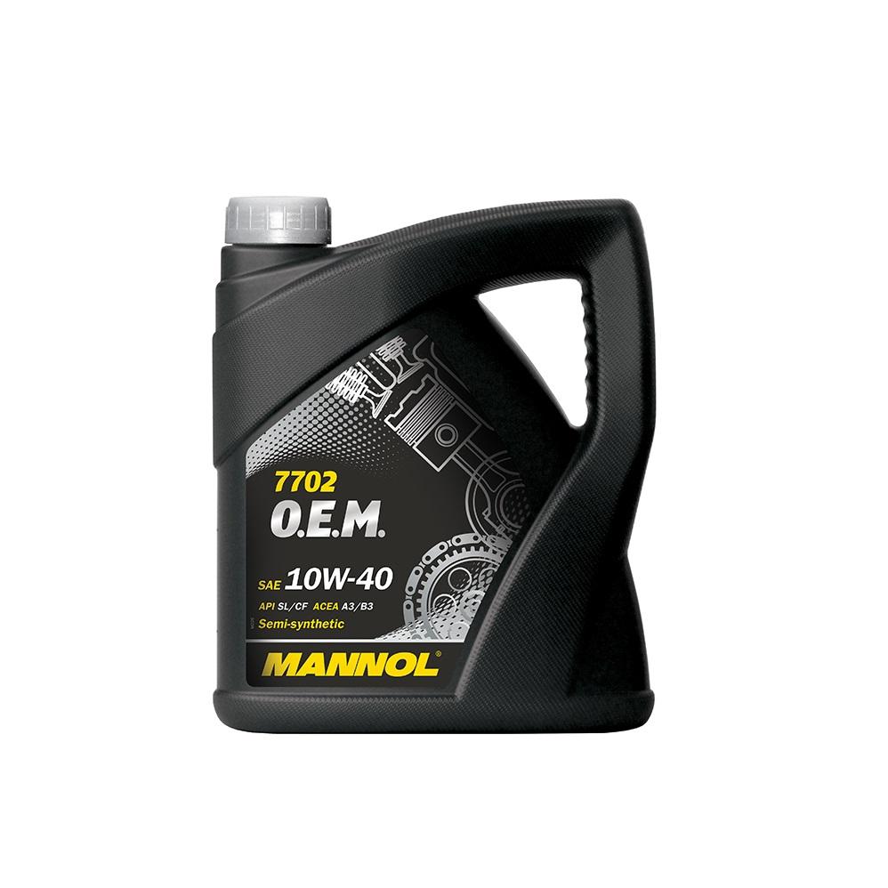 Моторное масло Mannol 7702 O.E.M. 10W40 | Канистра 4 л | 4083