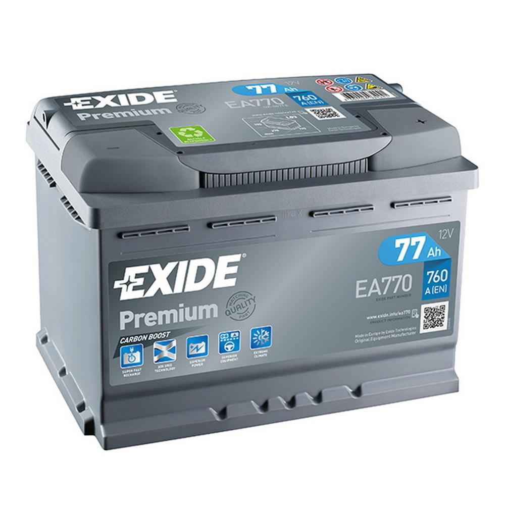 Аккумулятор (77 А/ч 760 А о/п) Isuzu NPR/NQR75/90/NLR/NMR85 | Exide