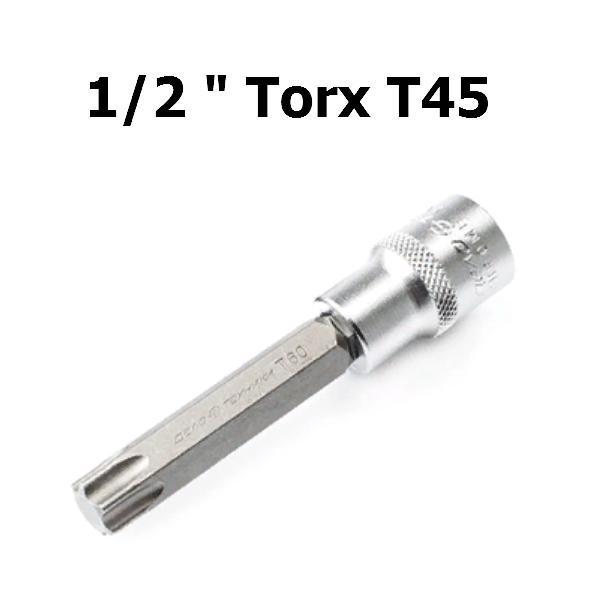 Головка 1/2&quot; со вставкой Torx T45 L=100 мм | Дело техники | 624245