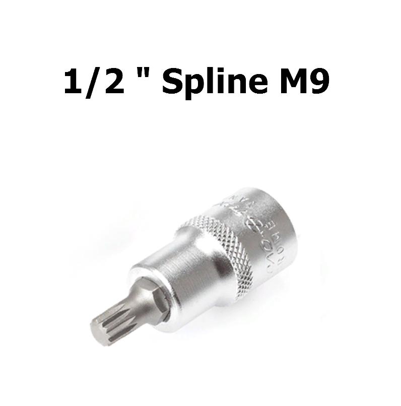 Головка 1/2&quot; со вставкой Spline M9 мм L=55 мм | Дело техники | 625409