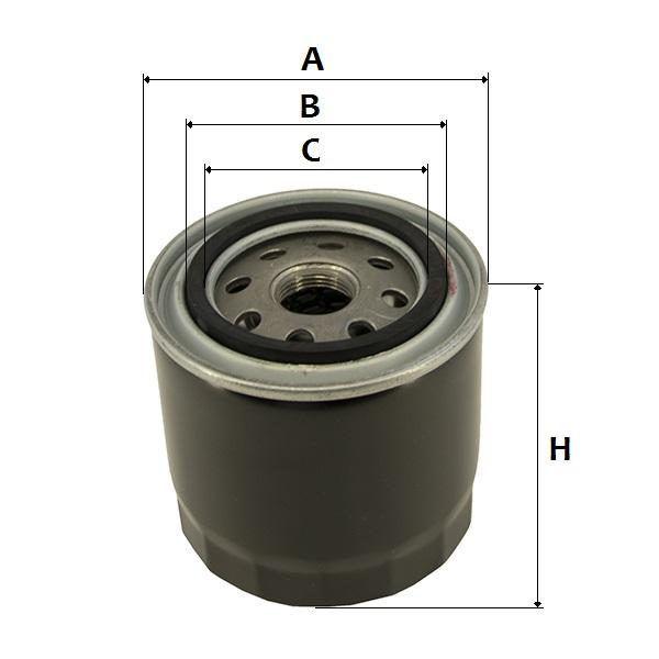 Фильтр масляный Great Wall Hover H5 Дизель | 1017100ED01