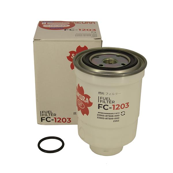 Фильтр топливный со сливом Isuzu NQR75 Sakura FC1203