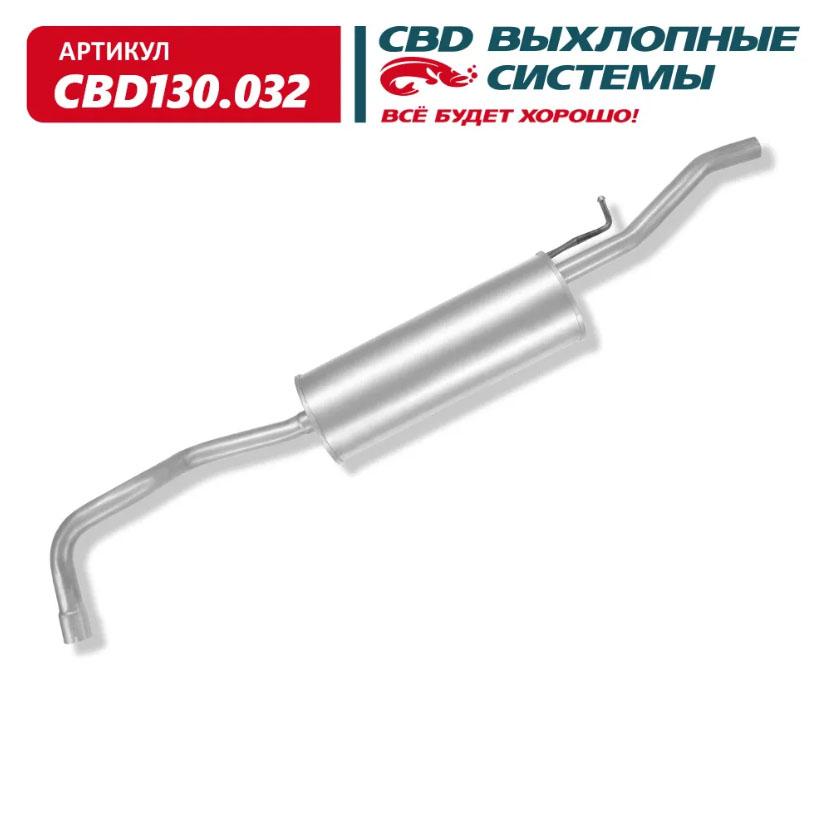 Глушитель выхлопной системы Volkswagen Polo седан с 2010 г.в. по 2020 г.в.