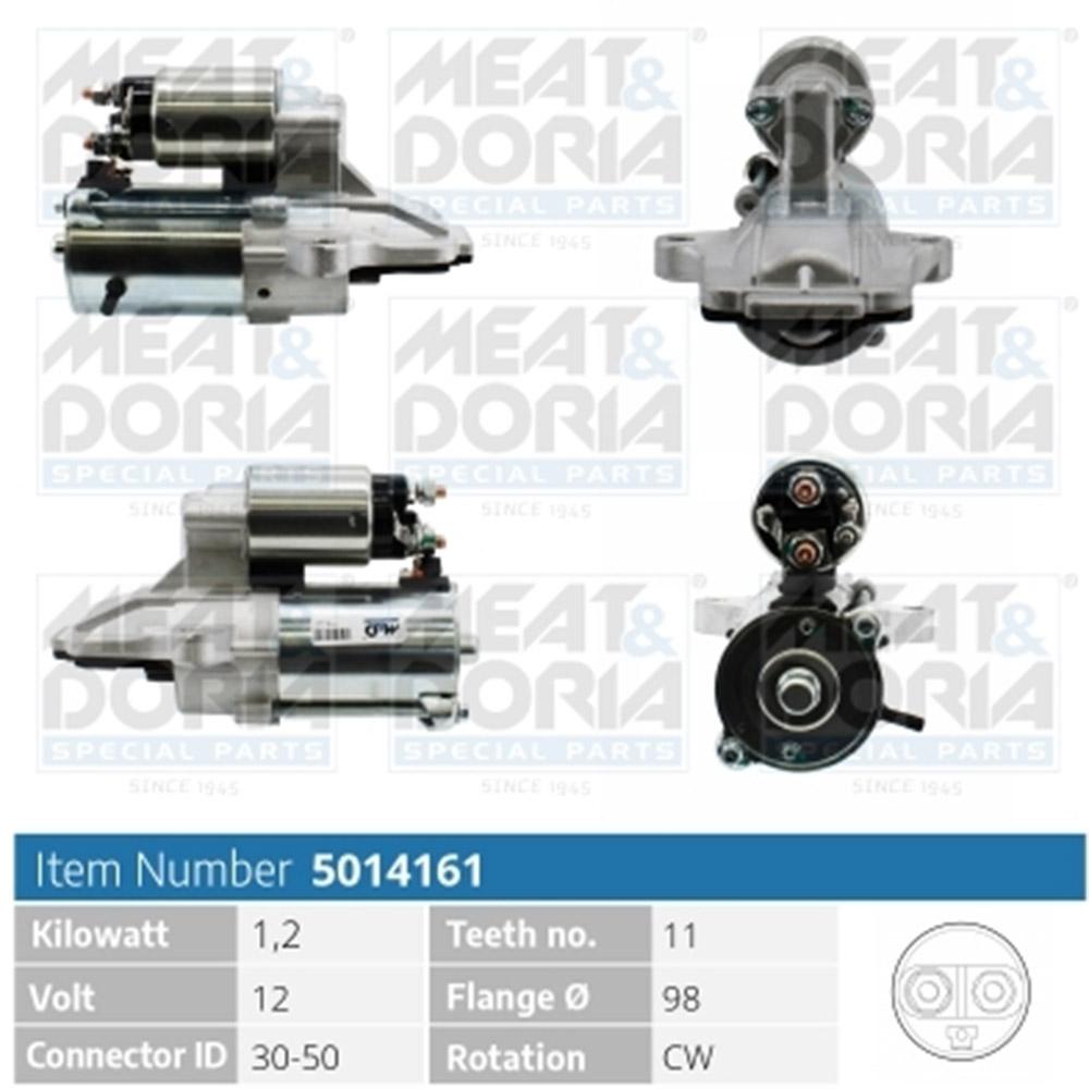 Стартер Ford C-Max / Focus 2 / Galaxy 2 / Mondeo 4 с 2003 по 2015 г.в. / MeatDoria