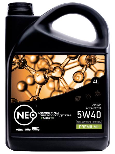 Моторное масло ​​​​​​​Neo Revolution A 5W40 C2/C3 | Канистра 4 л | NRC2540004