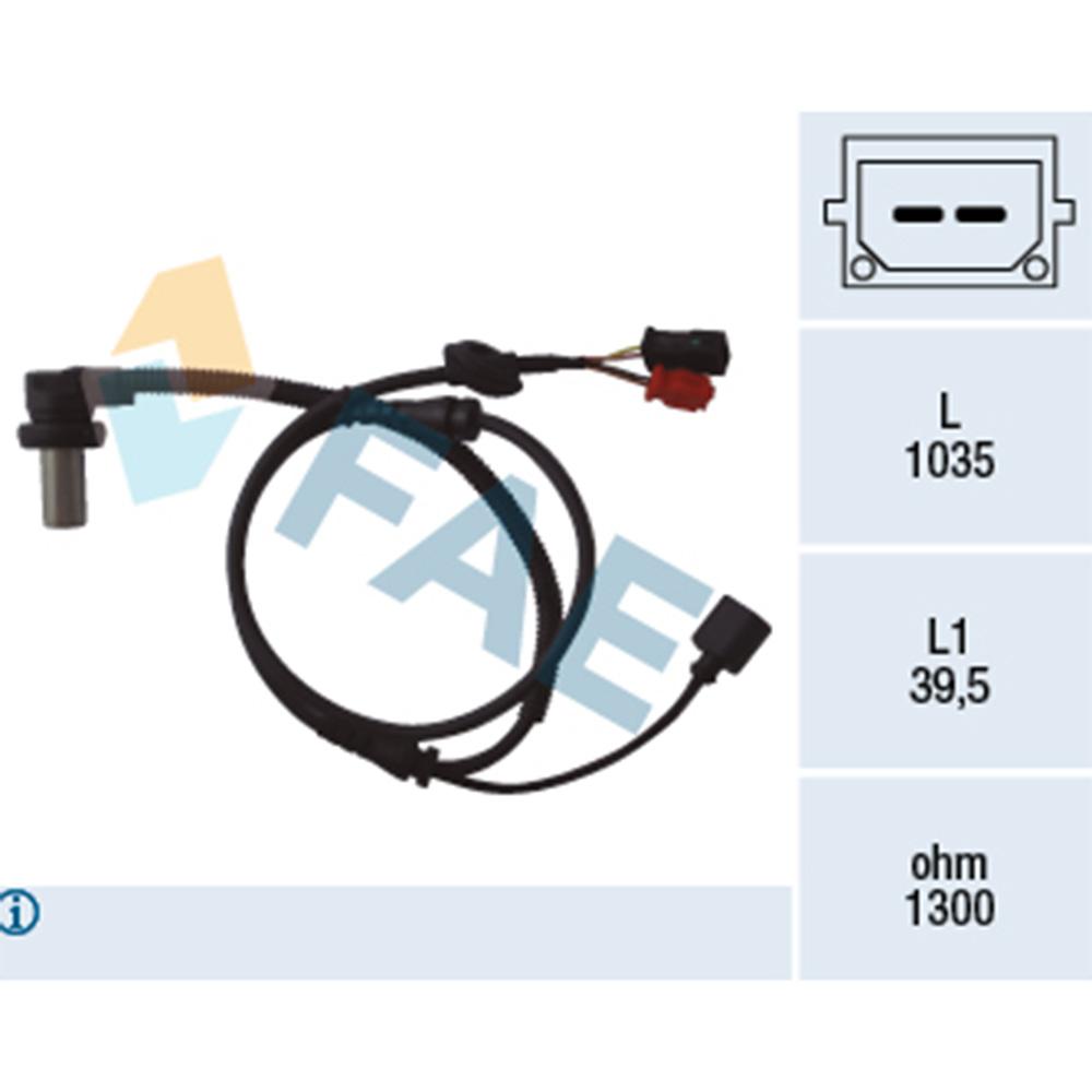 Датчик ABS передний Audi A6 C5 с 1997 по 2005 г.в. / FAE