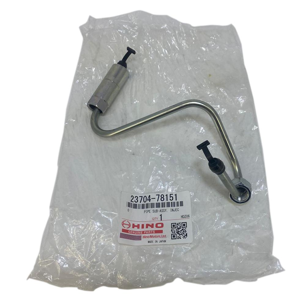 Трубка топливная высокого давления 4-го цилиндра&nbsp;Hino-300 N04C Е-3/4 / Е-5 дорестайлинг | ш/к у/к | Оригинал