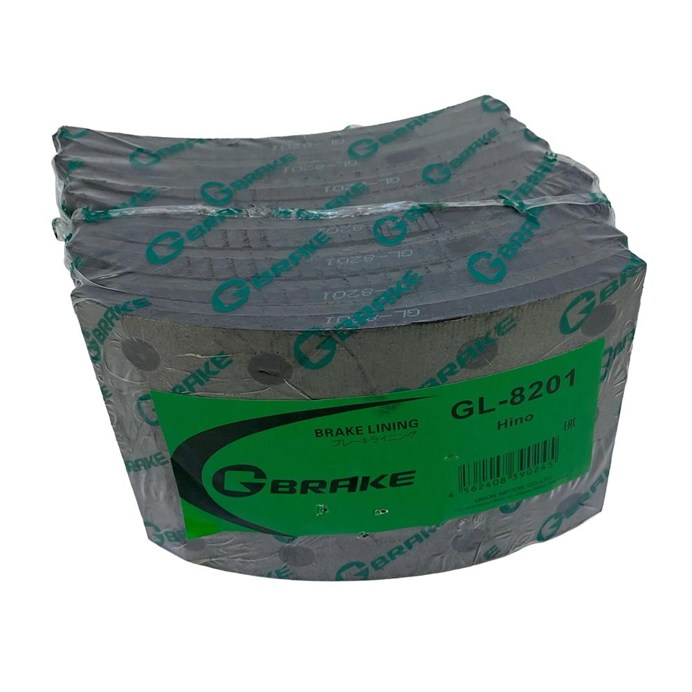 Накладки тормозные передние HINO-500 R19.5 к-т ось | G-Brake